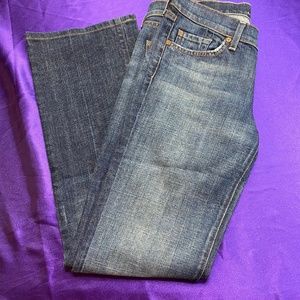 NWOT📍 7 For All Mankind Rhinestone Straight Jeans